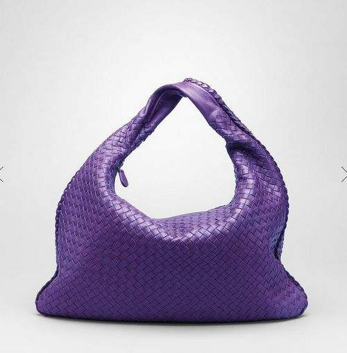 Bottega Veneta Nappa Hobo Lambskin Bag 5091 purple